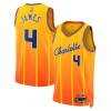 Charlotte Hornets Sion James Jordan 2025-26 City Edition Kulta Miesten Pelipaidat Swingman